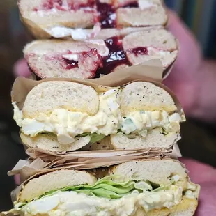 bagels, bagel, food