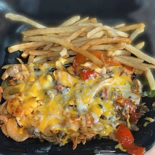 Number 23 with fries instead of rice &amp; beans!