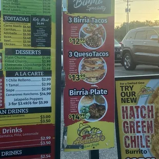 Menu August 2024