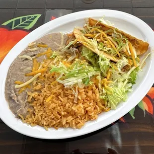 #9 Two Chicken Tacos Combo