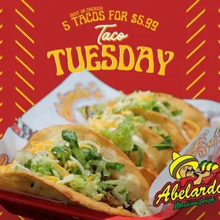 Taco Tuesday Special !!!