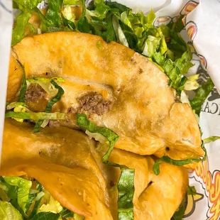 a closeup of the filling