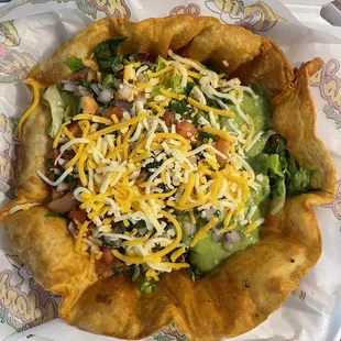 Taco salad but not dressing