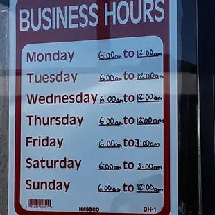 business hours