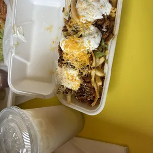 Medium Pastor (Marinated Pork) French Fries