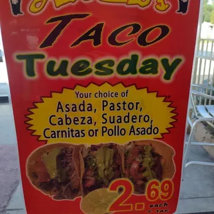 Taco Tuesday special