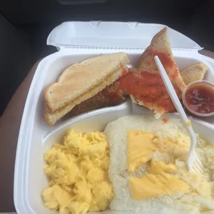 Fish breakfast meal! Delicious!!!