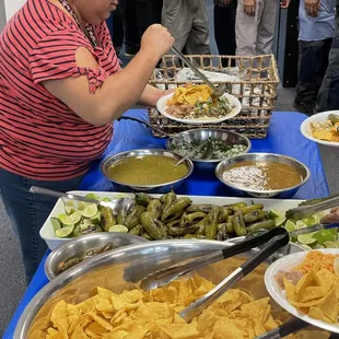 Grand Taco Bar garnishes