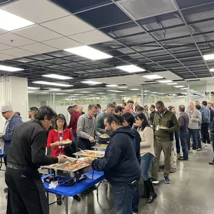 Abel serving a dual protein Buffet (Chicken &amp; Beef)