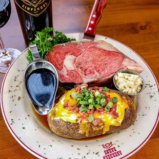 Our 24 hour slow roasted Prime Rib Au Jus is served daily and is a true Aberdeen Barn staple!