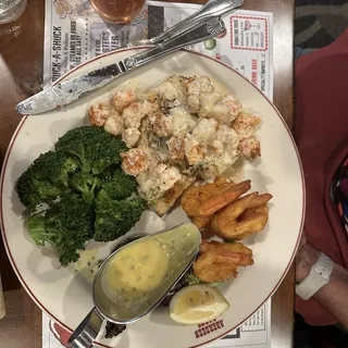 Stuffed Flounder and Shrimp