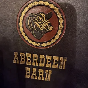 the logo on the back of a leather jacket