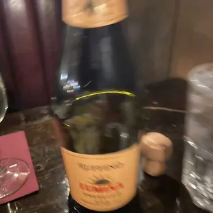 Nice size bottle of proseco