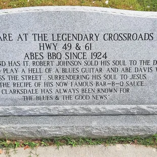 Abe Davis sold his soul to Jesus for the recipe of his famous BBQ sauce!