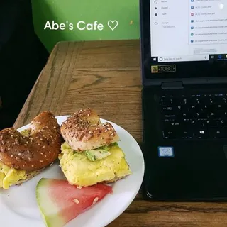 Avocado & Egg Bagel