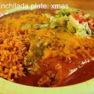 enchilada plate xmas