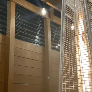 heater in patio