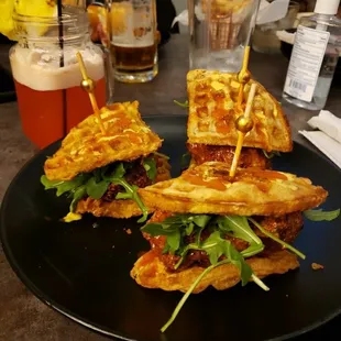 Korean Waffle Sliders