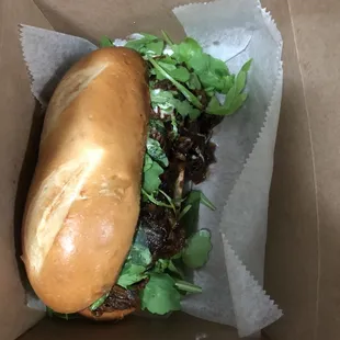 Pulled Brisket Sandwich