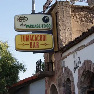 a close up of the sign