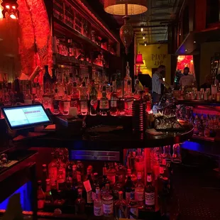 A beautiful full bar