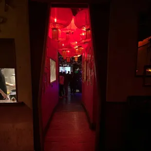 Corridor between areas