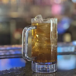 Abe's Peachy Tea! A Bacardi Rum cocktail with a taste of summer in every sip!*Must be 21 or older to consume alcohol.