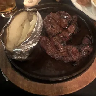 Steak and potato