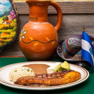 grilled fish, food