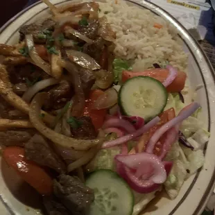 a plate of food