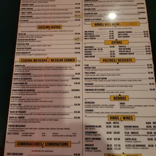 Menu (Jan 2023)