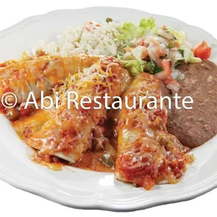 3 enchiladas combo