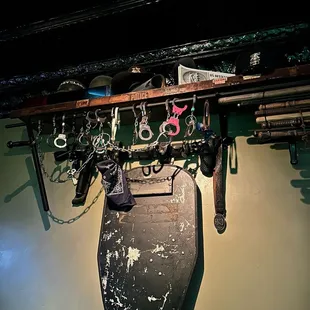 Cigar lounge aka old barber shop memorabilia