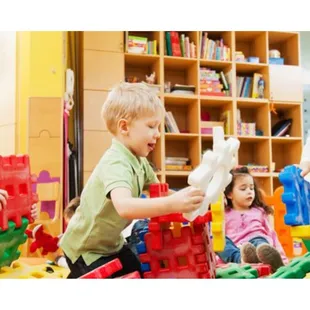 Blocks help to enhance children's problem-solving skills, language and literacy abilities. Constructing "creations" builds self-esteem.