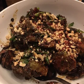 Flash Fried Brussels Sprouts