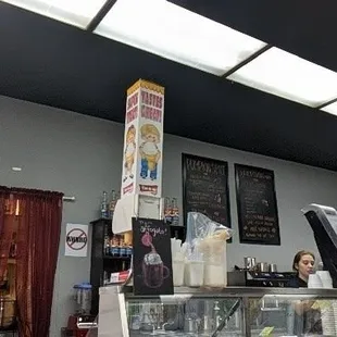 customers at the counter