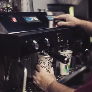 Our espresso machine Fran!