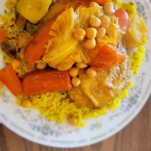 a plate of food