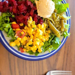 salads, food