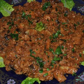 Moroccan Eggplant & Bell Pepper Sandwich