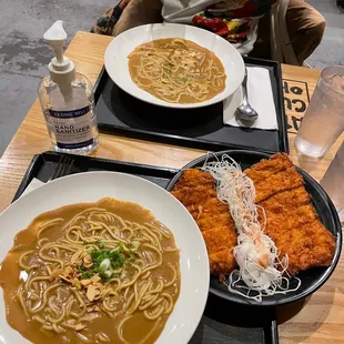 Basic Cream Curry Pasta with Chicken cutlet