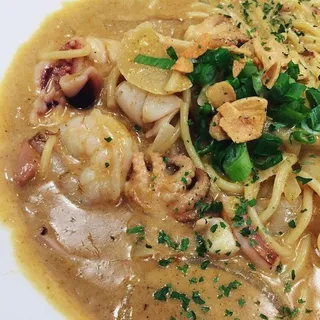 Seafood Cream Curry Pasta