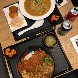 Cream Curry Pasta Set Special Combo