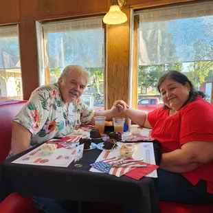 My Wife &amp; I celebrating our 31st Anniversary. On the Smoky Valley Railroad  Dinner Train