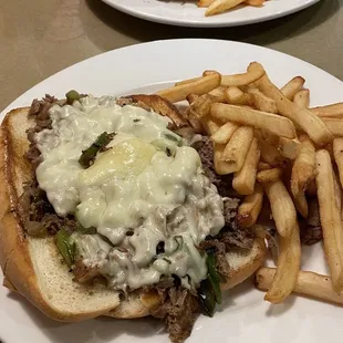 Cheese steak and meatball subs