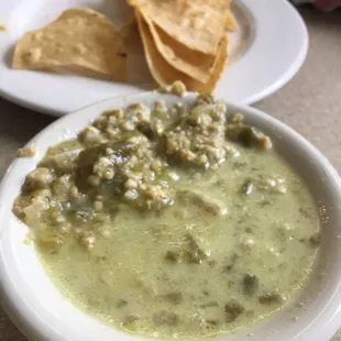 This is the chile con queso