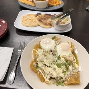 Chilaquiles, pupusas, &amp; quesabirria