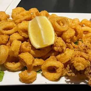 Calamari!  Delicious!