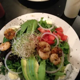 Blackened Shrimp and Avocado Salad