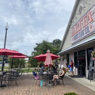 Outside tables